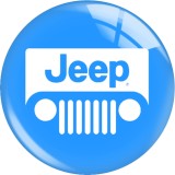 20MM 10Pcs/lot car Jeep Print glass snaps buttons  DIY jewelry