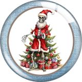 20MM 10pcs/lot Christmas Cartoon  glass snap button charms