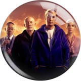 20MM 10Pcs/lot Classic Movie Better Call Saul Print glass snaps buttons  DIY jewelry