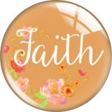 20MM 10pcs/lot faith Cartoon  glass snap button charms