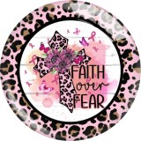 20MM 10Pcs/lot Pink Ribbon Print glass snaps buttons  DIY jewelry