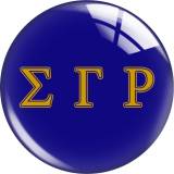 20MM 10pcs/lot sigma gamma rho glass snap button charms