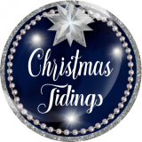 20MM 10Pcs/lot Christmas Print glass snap button charms