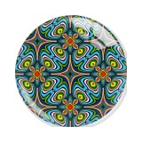 20MM 10pcs/lot Mandala Retro colored patterns Print glass snap button charms