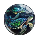20MM 10pcs/lot animal Print glass snap button charms