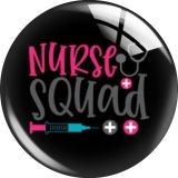 20MM 10pcs/lot nurse Cartoon  glass snap button charms