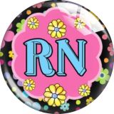 20MM 10pcs/lot nurse Cartoon  glass snap button charms