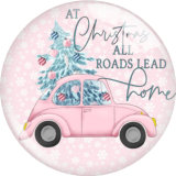 20MM 10Pcs/lot  Holiday glass snap button charms