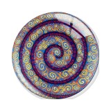 20MM 10pcs/lot Mandala Retro colored patterns Print glass snap button charms