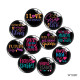 20MM 10pcs/lot nurse Cartoon  glass snap button charms