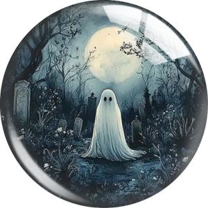 20MM 10pcs/lot Halloween Ghost Cartoon  glass snap button charms