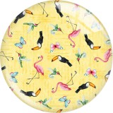 20MM 10Pcs/lot  animal Print glass snaps buttons  DIY jewelry