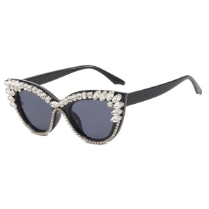 Cat's Eye Diamond Sunglasses Hip Hop Sunglasses