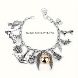 Harry Potter series combination metal Snitch wing bracelet