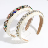 Baroque sponge full diamond  headband hair accessories