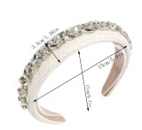 Baroque sponge full diamond  headband hair accessories