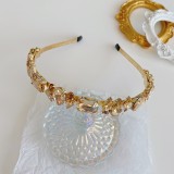 Baroque sponge full diamond  headband hair accessories