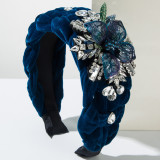 Baroque sponge full diamond  headband hair accessories