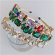 Baroque sponge full diamond  headband hair accessories