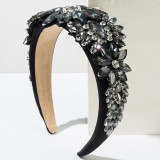 Baroque sponge full diamond  headband hair accessories