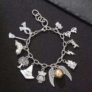 Harry Potter series combination metal Snitch wing bracelet