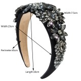 Baroque sponge full diamond  headband hair accessories