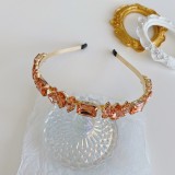 Baroque sponge full diamond  headband hair accessories