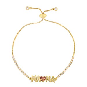 Mother's Day zircon letter MAMA splicing pull-out bracelet