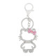 Diamond KT Cat Car Keychain