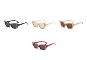 Cat's Eye Diamond Sunglasses Fashion Butterfly Sunglasses Party Sunglasses