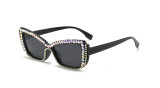 Cat's Eye Diamond Sunglasses Fashion Butterfly Sunglasses Party Sunglasses
