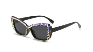 Cat's Eye Diamond Sunglasses Fashion Butterfly Sunglasses Party Sunglasses