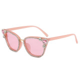 Diamond cat eye sunglasses