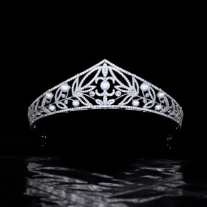 Alloy Crystal Crown Wedding Ball Party Bridal Crown