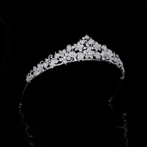 Alloy Crystal Crown Wedding Ball Party Bridal Crown