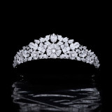 Alloy Crystal Crown Wedding Ball Party Bridal Crown