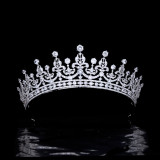 Alloy Crystal Crown Wedding Ball Party Bridal Crown