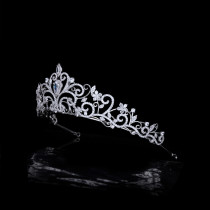 Alloy Crystal Crown Wedding Ball Party Bridal Crown