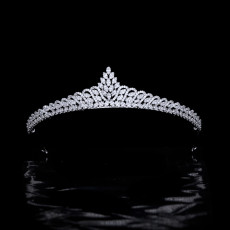 Alloy Crystal Crown Wedding Ball Party Bridal Crown