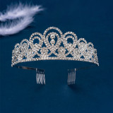 Alloy Crystal Crown Wedding Ball Party Bridal Crown
