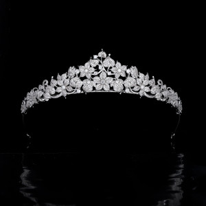 Alloy Crystal Crown Wedding Ball Party Bridal Crown