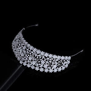 Alloy Crystal Crown Wedding Ball Party Bridal Crown