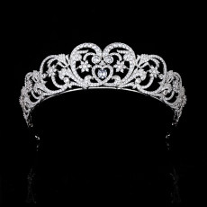 Alloy Crystal Crown Wedding Ball Party Bridal Crown