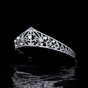 Alloy Crystal Crown Wedding Ball Party Bridal Crown