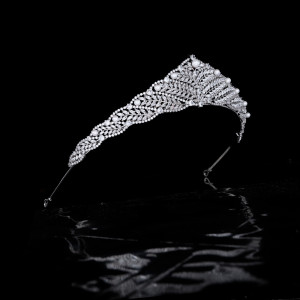 Alloy Crystal Crown Wedding Ball Party Bridal Crown