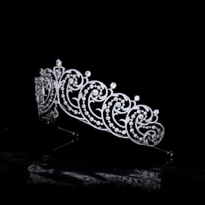 Alloy Crystal Crown Wedding Ball Party Bridal Crown