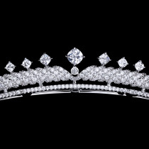 Alloy Crystal Crown Wedding Ball Party Bridal Crown