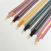 Colorful wide backpack strap accessories, diagonal cross shoulder replacement strap, extended backpack strap, wide shoulder strap