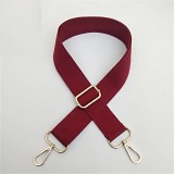 Solid color canvas cotton strap adjustable men's and women's bag strap, single shoulder crossbody long shoulder strap, women's bag accessories