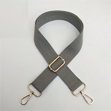 Solid color canvas cotton strap adjustable men's and women's bag strap, single shoulder crossbody long shoulder strap, women's bag accessories